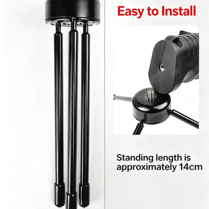 Dual Phone Holder Mount Stand for Live Streaming Video Recording Adjustable Handheld Gimbal Stabilizer with Tripod for TikTok Vl