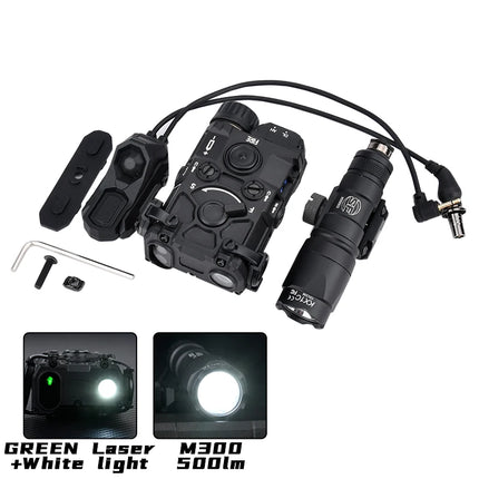 OGL Eotech Surefir Aluminum alloy flashlight combination M300 M600 White strobe flashlight With AXON double control switch peq