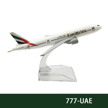 15CM 6inch Diecast Alloy Airlines 777 Turkish Etihad American Airways For Collection Friend Children Gift