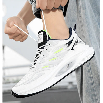 Men's Breathable Sports Shoes Spring New Mesh Casual Fashion Versatile Trendy Men's Shoes Summer Running Shoes Suitable for Outdoor Sports