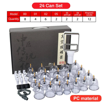 Cupping Therapy Set Vacuum Cupping Set Suction Cups Massage Chinese Medicine Anti Cellulite Physiotherapy Jars For Body Massager