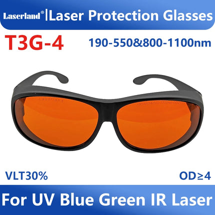 532nm 1064nm UV Blue Green Light Cosmetic Equipment Tattoo Removal Eyebrow Washing Safety Laser Protection Glasses