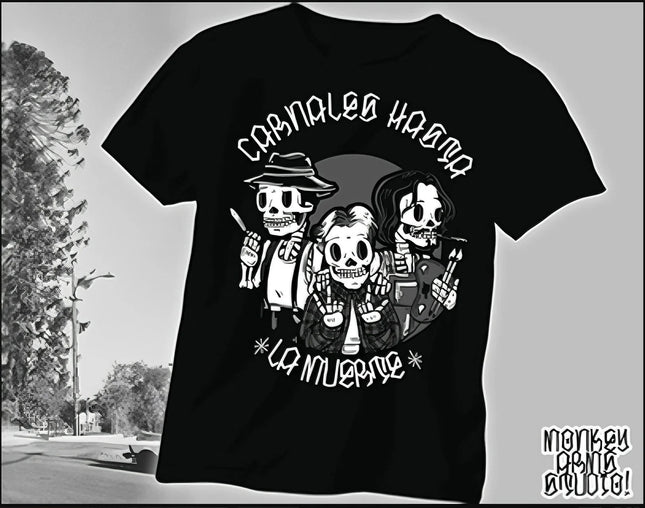 FITO Y FITIPALDIS Rock Music T-shirt Short Sleeve Cotton Printed Casual Wear Ideal Choice for Music Enthusiasts