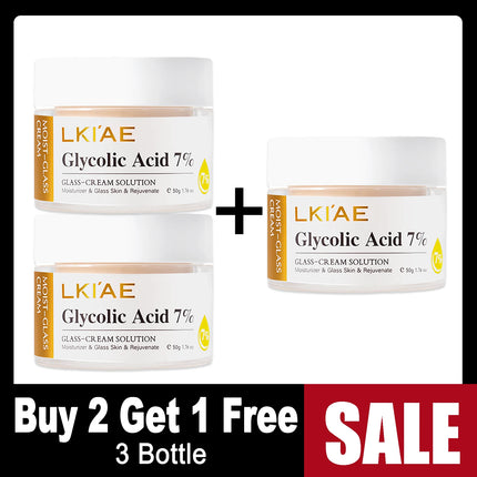 LKIAE Brightening Face Cream, Moisturizing, Reduce Black Spots, Hyperpigmentation, Wrinkles, Fine Lines, With Hyaluronic Acid