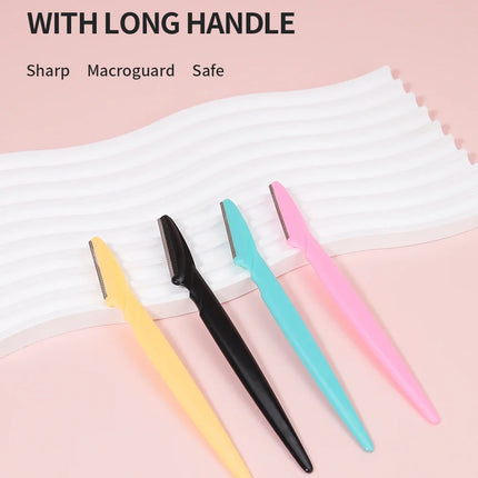 Makeup Tools Eyebrow Trimmer Knives Portable Face Razor Hair Remover Cutter Brow Epilation Hair Removal Eye Shaver Blades