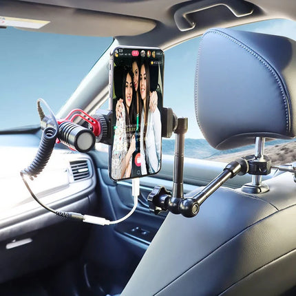 Car Phone Holder for Mobile Cellphone First View POV Video Recording Smartphone Stand Support in Moto for Iphone Samsung Xiaomi