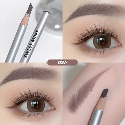 Slanted Blade Eyebrow Pencil Waterproof Makeup Natural Lines Hair Flu Wood Eyebrow Pen Tint Tattoo Grey Coffee Eye Brow Pencil
