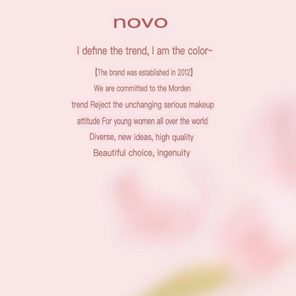 NOVO Four-color Eyeshadow, Matte, Pearlescent, High-gloss, Sweat-proof, Water-resistant, Ins, High-end And Affordable