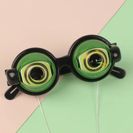1Pairs Halloween Crazy Eyes Kids Funny Glasses Toy Novelty Creative Gag Prop Eyewear for Party Costume Joke Accessory