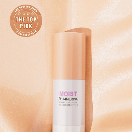 [Natural Glowup] 1pc Glowup Highlighter Stick | Natural Brightening Face Contour & Highlight Makeup, Medium Coverage, Buildable