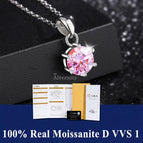 LZ-Pink Moissanite / 0.5ct with box