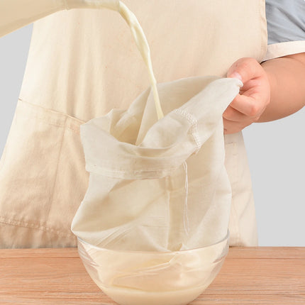 Cheesecloth Bags for Straining Food Yogurt Filter Strainers Bag Unbleached Cotton Cheese Clothes Bag Filter for Nut Milk Coffee