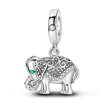2025 New Charm 925 Sterling Silver Glow Firefly Travel Airplane Cat Paw Dragon Bead Fit Bracelet Bangle Necklace DIY Jewelry