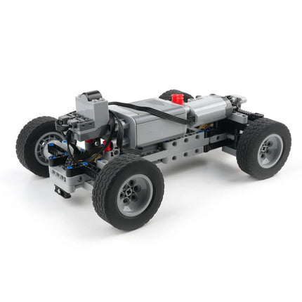 4WD RC Car Chassis Electric Building Set with Motor Wheels Battery Box Receiver for MOC Technical Model Construction Toy