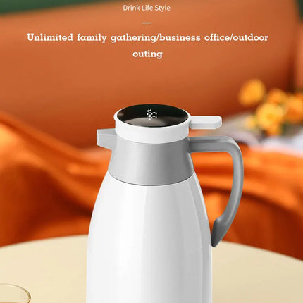 Large Capacity Thermos Kettle Thermal coffee Kettle Hot Water Bottle Coffee Thermal Bottle Large Capacity Glass Liner