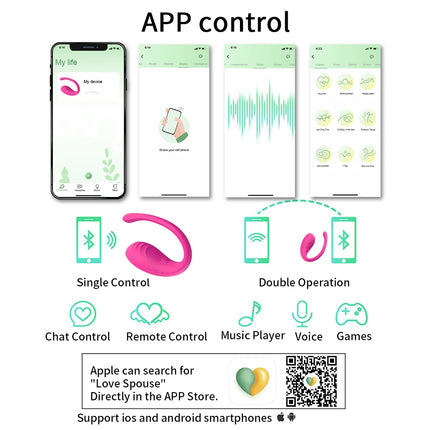 9 Speed APP Controlled Vaginal Vibrators G Spot Anal Vibrating Egg Massager Wearable Stimulator Adult Sex Toys for Women Couples