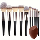 11Pcs BrownMakeupEgg