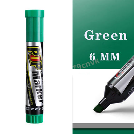 POP Waterproof Paint Permanent Sketch Graffiti Refillable Markers Pen Drawing Poster Manga Office School Art Stationery Supplies