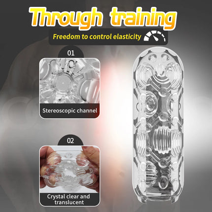 Adult Sex toys Masturbation Cup for Men Soft Male Exercise Penis Massage Sexy Pocket Pussy Blowjob Toy Vagina Adult Goods 18+