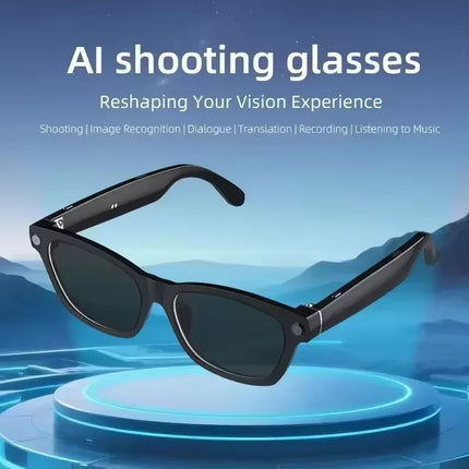 Lenovo AI Smart Glasses 4K 8MP Translation Camera Shooting Image Bluetooth Call Recording Music Smart Sunglasses 2026 New