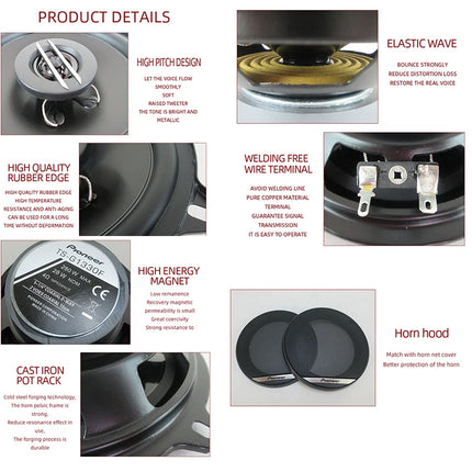 5-inch 560W (2 * 280W) 5-way General Motors coaxial car music stereo full frequency high fidelity speaker lossless installation