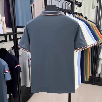 Designer Brand Men's Polo Shirt Lapel Short Sleeve Summer New Bee Embroidery T-Shirt Fashion Leisure Business Menswear Clothing