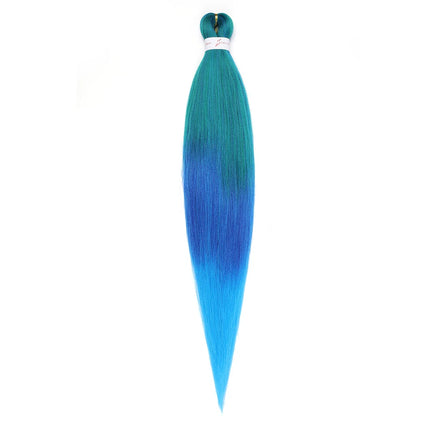 Pre-stretched Synthetic Braiding Hair Ombre Professional Easy  Hot Water Setting Soft  Crochet Braid Hair  Extensions