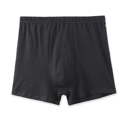4PCS 100% Cotton Men's Boxer Pantie Lot Underpant Loose Large Short Cotton Plus Size Underwear For Mens Boxer Male 8XL 9XL 10XL