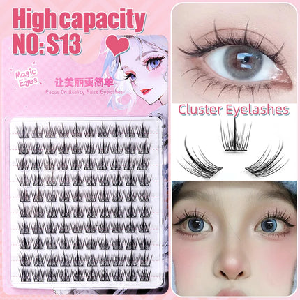 Yelix 160 clusters anime lashes Cosplay lash clusters wispy japanese makeup spikes eyelashes strands eyelash