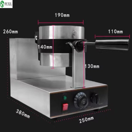 Non stick pan, commercial rotary waffle stove, electric waffle machine, pancake maker