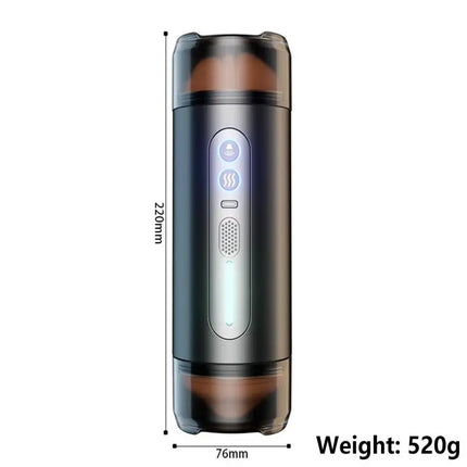 Sex Toys for Men Male Masturbator 3 Sleeves Pocket Pussy Penis Pump with 9 Sucking 9 Vibrating APP Control Adult Supplies
