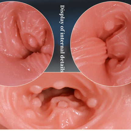 2-in-1 Big Realistic Anal Hollow Dildo Penis Extender Sleeve Thin Vagina Male Masturbator Sex Toys for Gay Men Couples 18 XXL