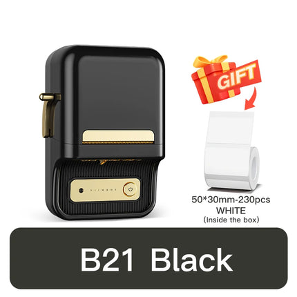 NiiMbot B21 B21 PRO Bluetooth Adhesive Label Printers Mini Thermal Printer Wireless Barcode Label Maker for Office Clothing