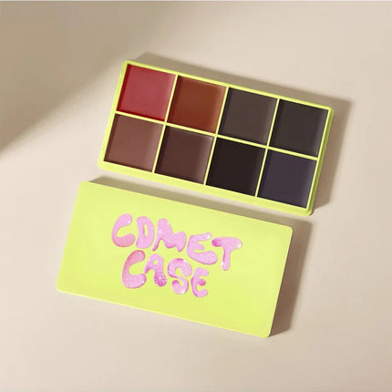  8-Color Eyebrow Cream Blush Curve Case Cream Cosmetics Palette Matte Shimmer Finishes Shadow Tones Long-Lasting Cosmetics