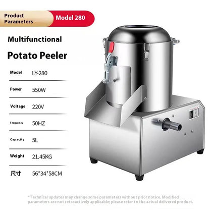 Commercial Potato Peeling Machine Small Peeling Machine Onion Cleaning and Peeling Household Sweet Potato Ginger Washer Peeler