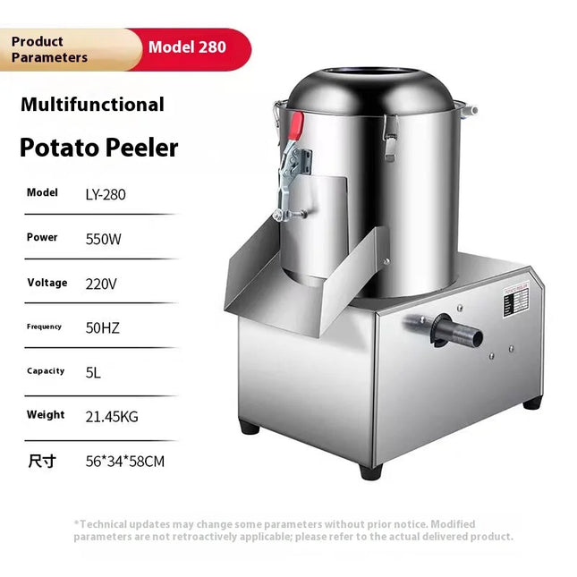 Commercial Potato Peeling Machine Small Peeling Machine Onion Cleaning and Peeling Household Sweet Potato Ginger Washer Peeler