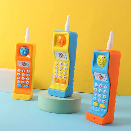 Musical Baby Phone Toys Electronic Simulation Mobile Phone Toy Enlightenment With Sound Light Kids Learning Cellphone Kids Gift
