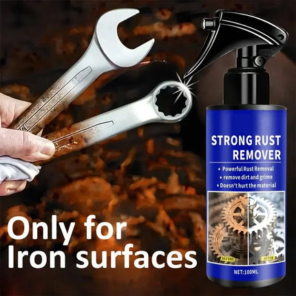 Clean Metal Iron Prowder Quickly Auto Exhaust Pipe Rust Derusting Spray Stain Removal Agent