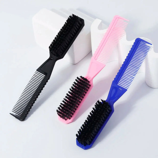 Barber Cleaning Brush, Hair Clipper Nylon Brush, Fades Barber Brush, Hair Styling Brush , Special for real hair wigs