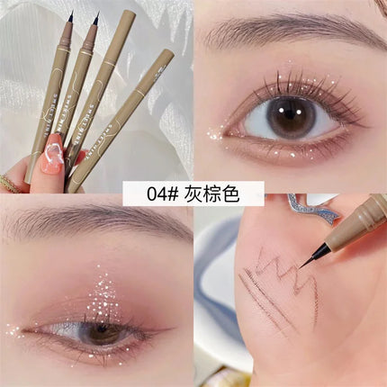 Liquid Eyebrow Pencil Waterproof Eyebrow Pen 0.005MM Ultra Thin Head Eyebrow Pen Sweatproof Eye Eyebrown Eyebrow Enhancers