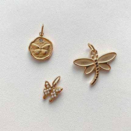 eManco Creative Stainless Steel Butterfly Charms High-quality Metal Making DIY Necklace Bracelet Jewelry Accessories Factory Out