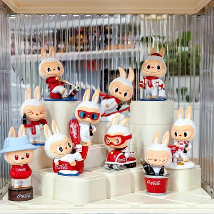 Genuine POPMART Labubu Coca Cola Series Blind Box Kawaii Anime Figure Desktop Decoration Mystery Box  Cute Girls Birthday Gifts
