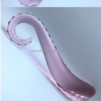 Sea Horse Glass Anal Plugs Wholesale Glass Masturbation Erotic Toys Pink Purple Black Green Blue Crystal Glass Dildos for Women