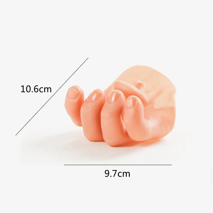 The Third Hand Rubber Fake Hand Stage Magic Magia Magie Magica Magicians Prop Accessory Illusion Gimmick Close Up Magic Trick