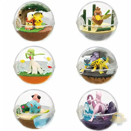 Rement Pokémon Capsule Toys Blind Box Gift Pikachu Cyndaquil Gardevoir Mewtwo Action Figurines Mystery Box Desktop Ornament
