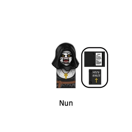 Blind Box Building Blocks TP1011 Halloween Horror Jason Sally Leather Face Jack Character Figures Bricks Game Toys Festival Gift
