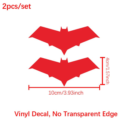 DC Comics Emblem RED HOOD Jason Todd Symbol Vinyl Car Windshield Window Sticker Decor, RED HOOD Decals For Laptop Phone Decor