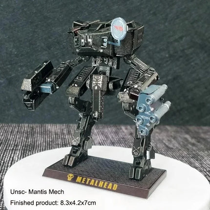 Colorful 3D Metal Puzzle Assault Rifle Guardian Mantis Mecha Model Pelican Assembling Toy Puzzle Box for Adults Jigsaw Puzzle