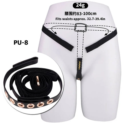 ANOSX Male Chastity Belt PU Leather Strap For Penis Cage Belts Chastity Cage Accessory Harness Underwear Sex Toys For Men