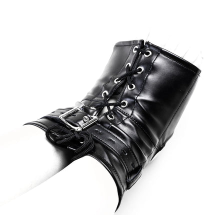 Adjustable Leather Anklecuff For Sex Ankle Cuffs Bondage upgraded Can Lock Restraint Sex Product for Adult Game Bdsm Bondage Toy